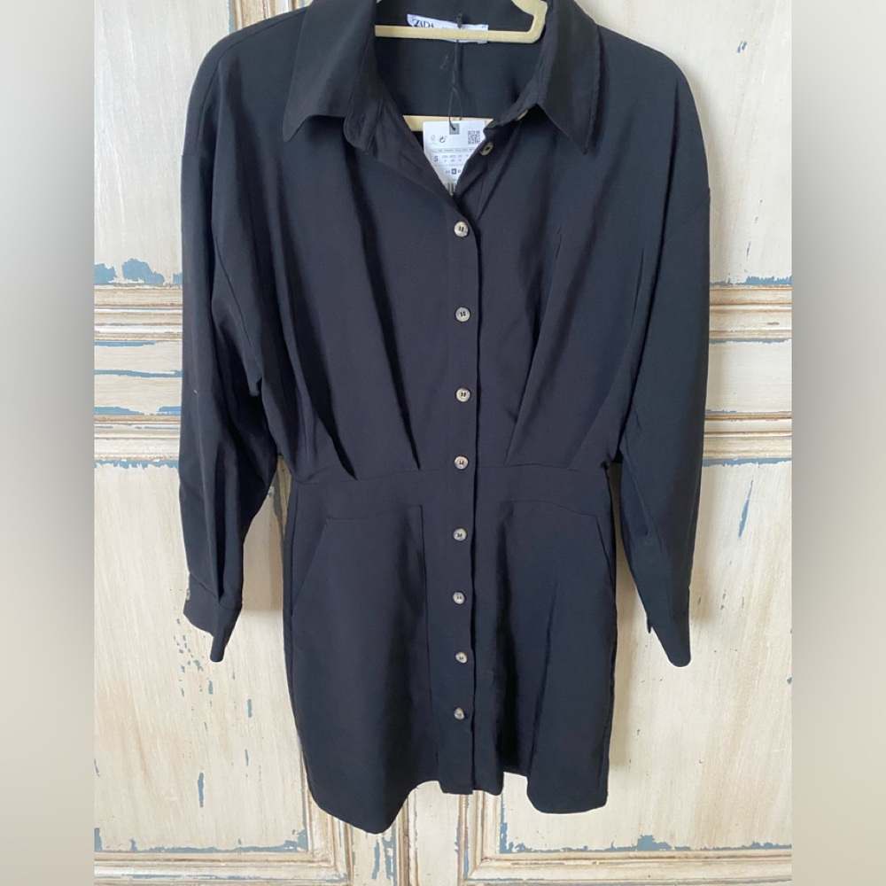 NWT ZARA BLACK DRESS SIZE SMALL